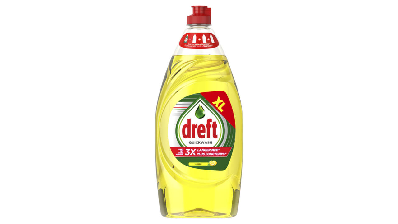 Afwasmiddel Dreft citroen Quickwash 820ml