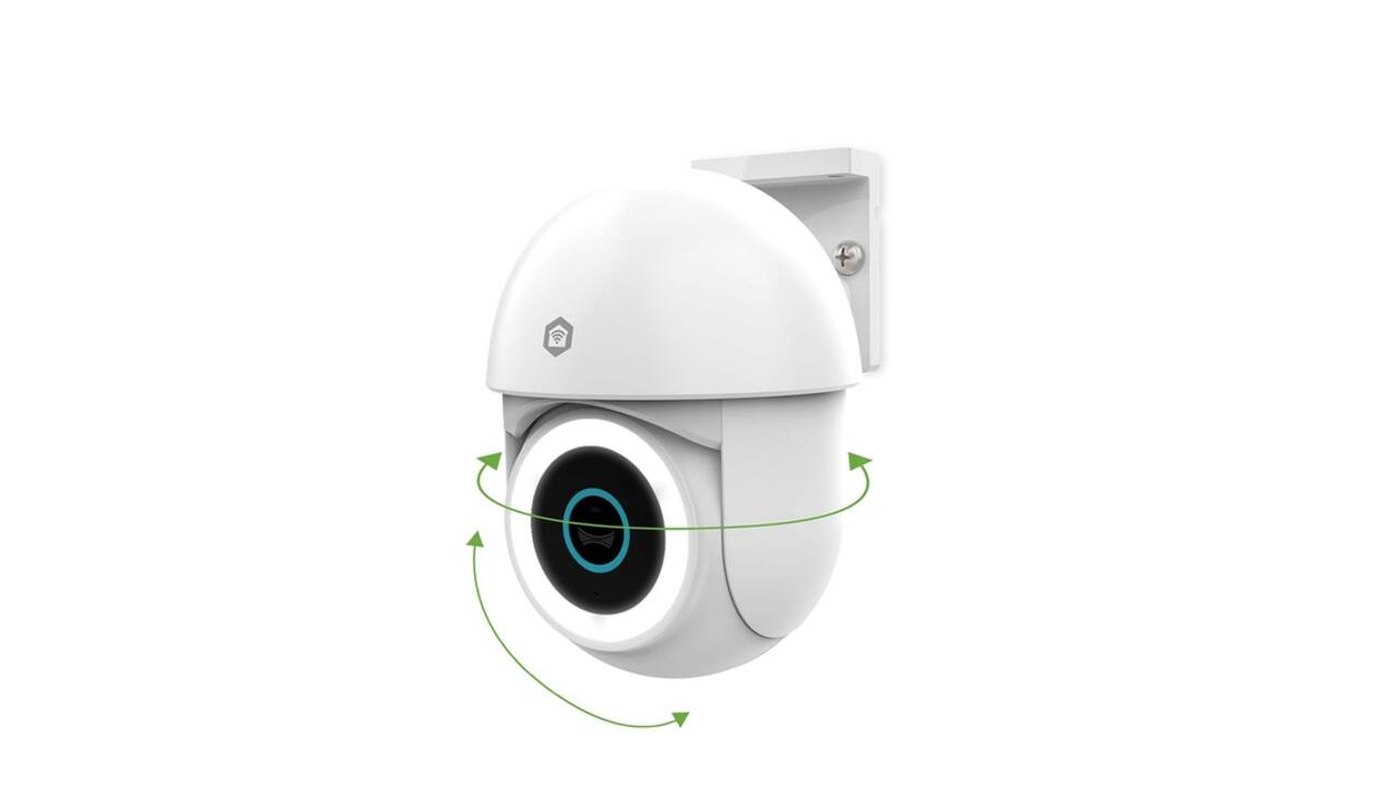 Beveiligingscamera Nedis Smartlife Wifi buiten 3MP Full HD 1296p wit