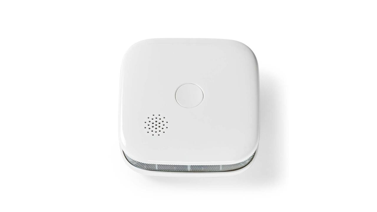 Rookmelder Nedis Smartlife Wifi 10 jaar sensor wit