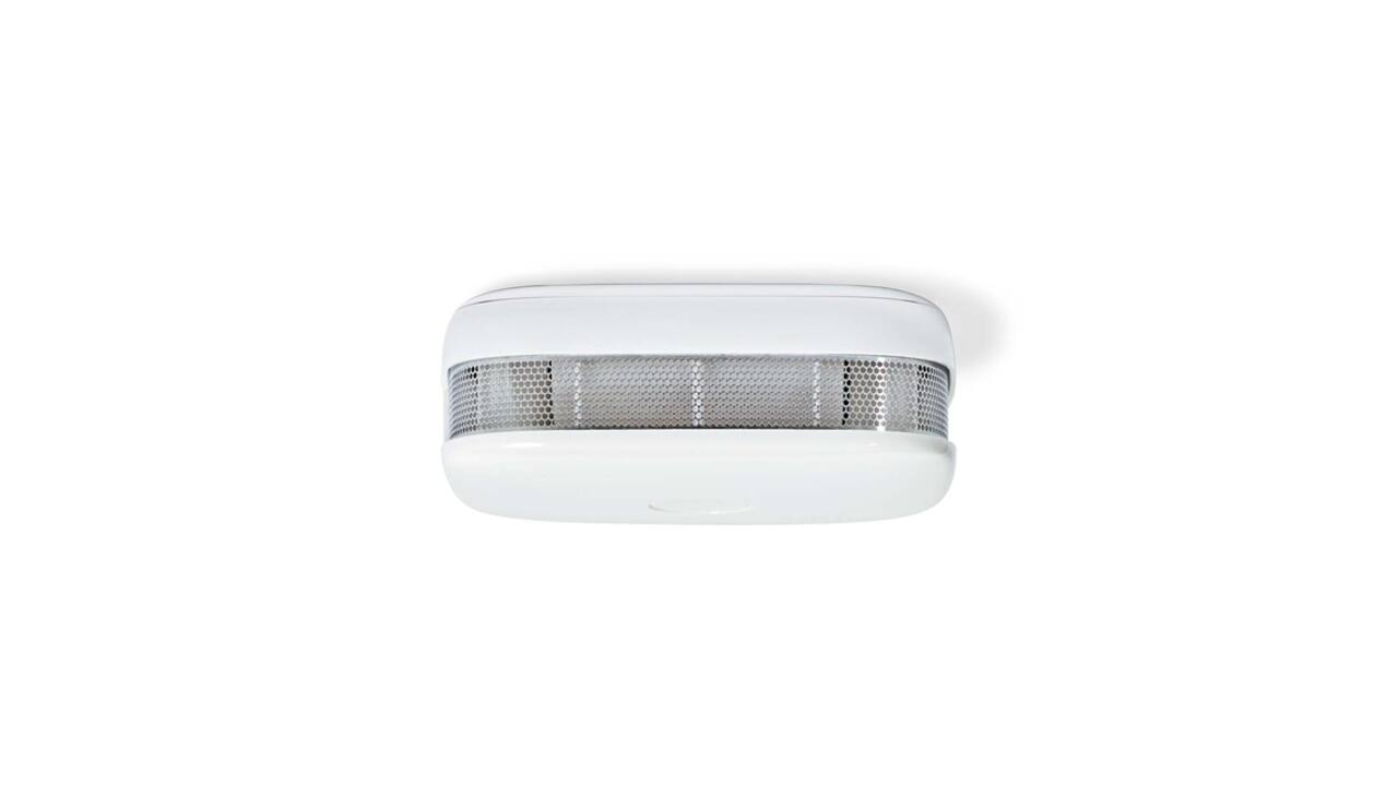 Rookmelder Nedis Smartlife Wifi 10 jaar sensor wit