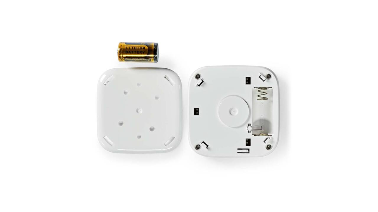 Rookmelder Nedis Smartlife Wifi 10 jaar sensor wit