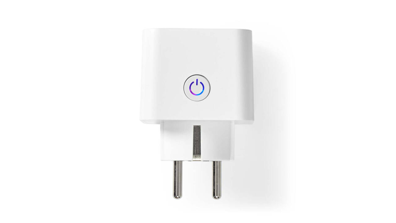 Slimme stekker Nedis Smartlife Wifi enkel wit