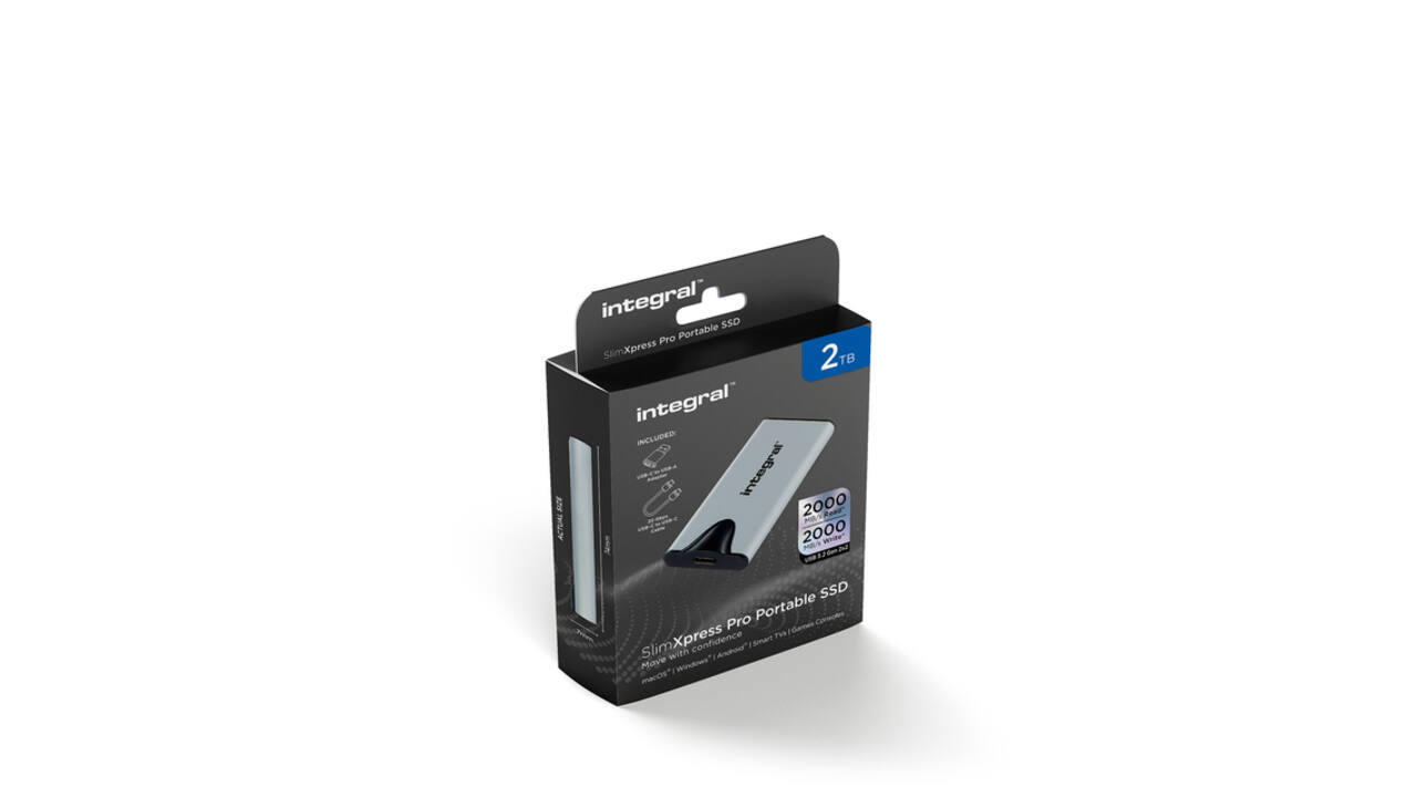 SSD Integral SlimXpress Portable USB-C 2TB