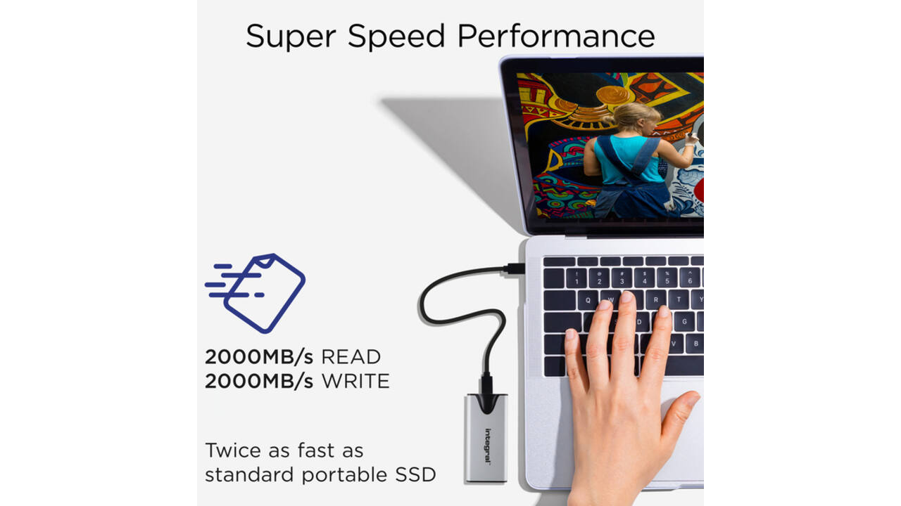 SSD Integral SlimXpress Portable USB-C 2TB