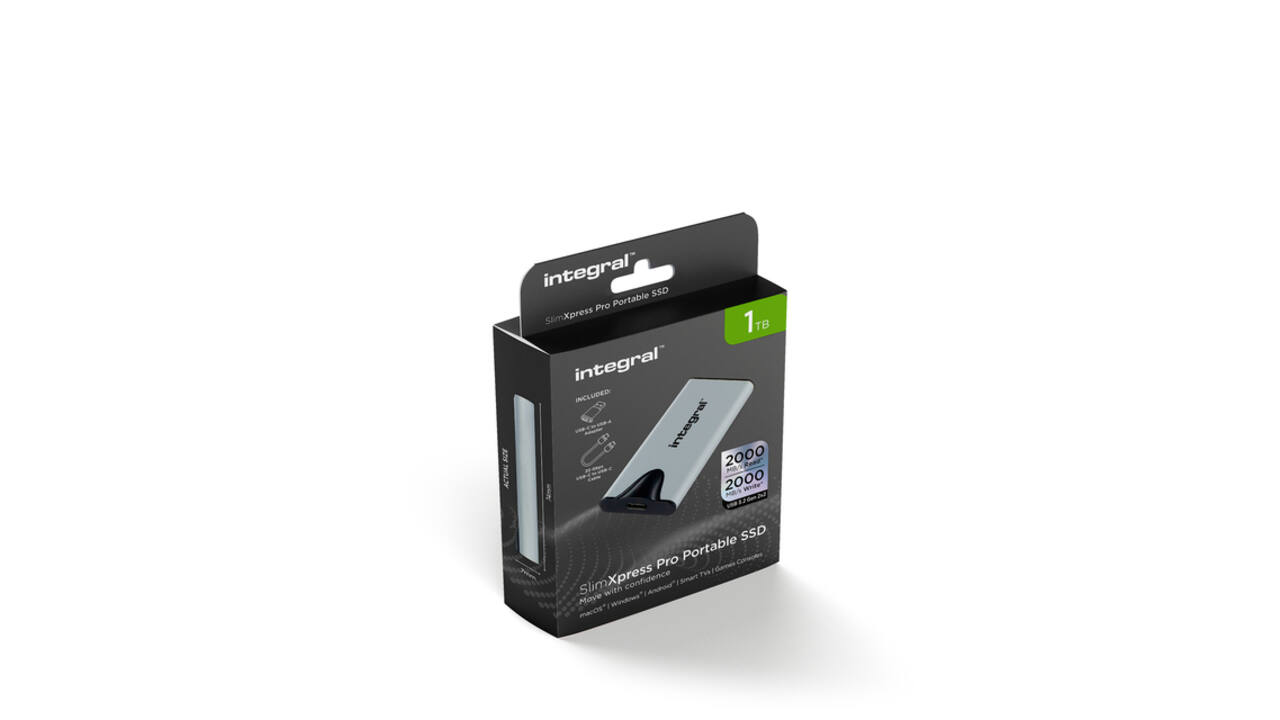 SSD Integral SlimXpress Portable USB-C 1TB