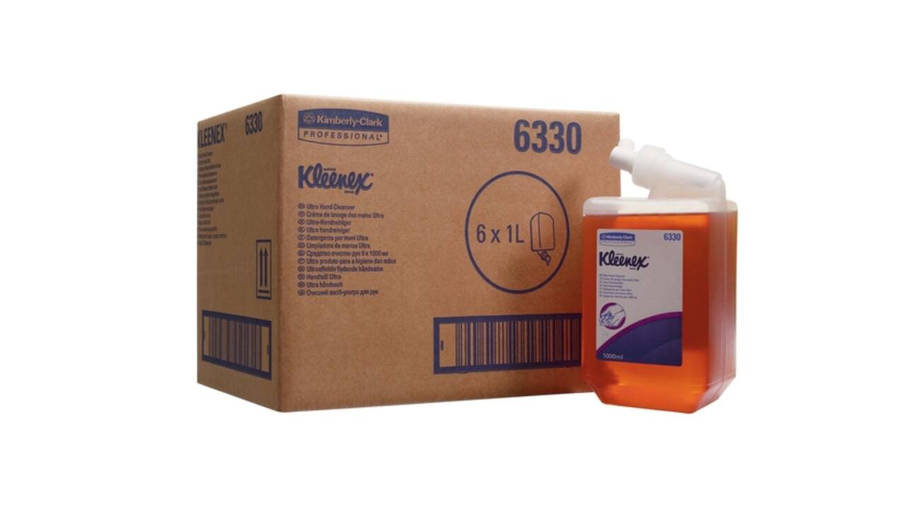Handzeep Kleenex Ultra vloeibaar amber 1000ml 6330
