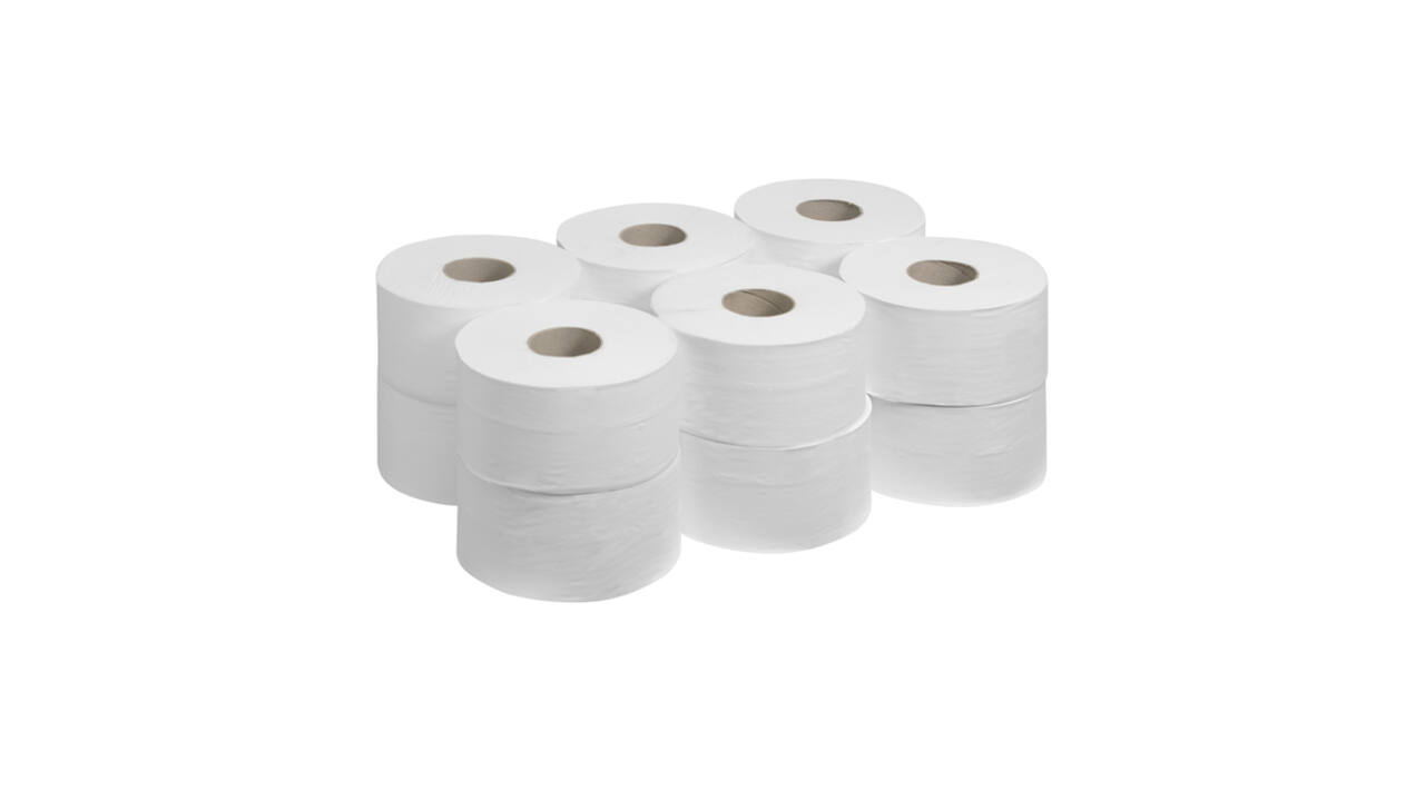 Toiletpapier Kleenex jumbo 2-laags 180m wit 8571
