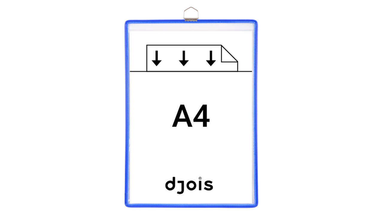 Zichtpanelenframe hangend Tarifold A4 blauw 5 stuks