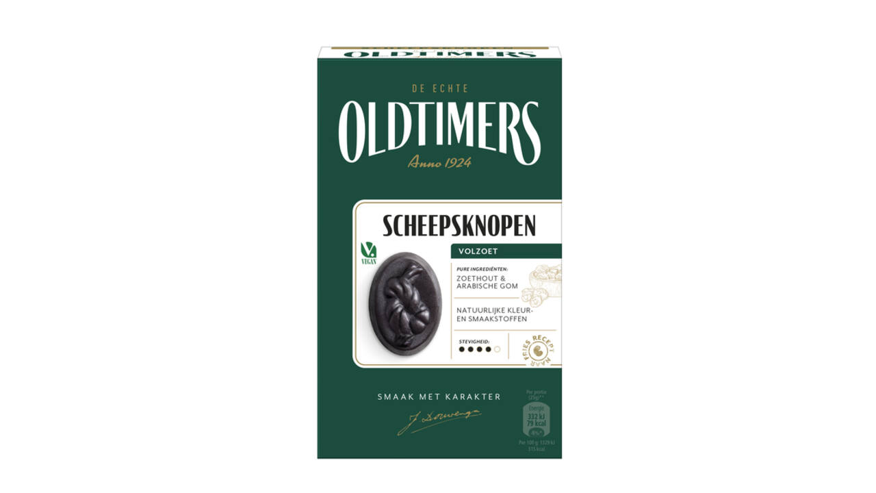 Drop Oldtimers scheepsknopen doos 235gr