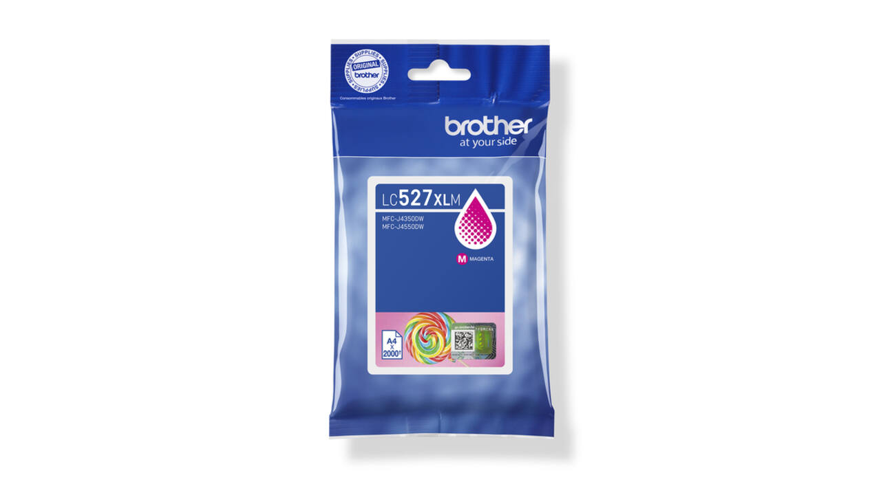Inktcartridge Brother LC-527XLM rood