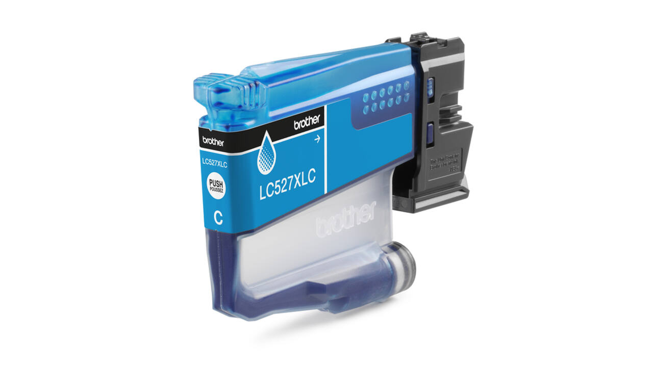Inktcartridge Brother LC-527XLC blauw