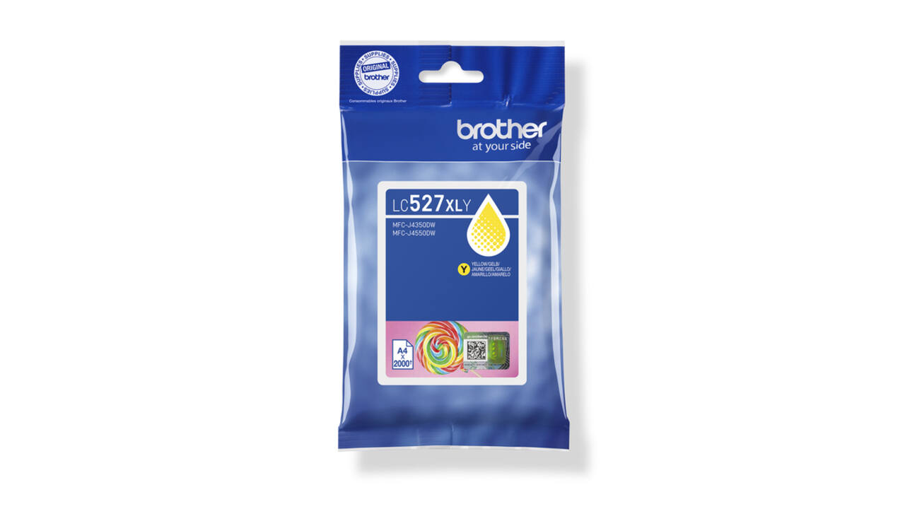Inktcartridge Brother LC-527XLY geel
