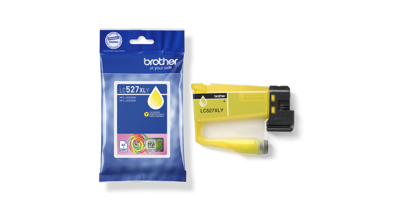 Inktcartridge Brother LC-527XLY geel