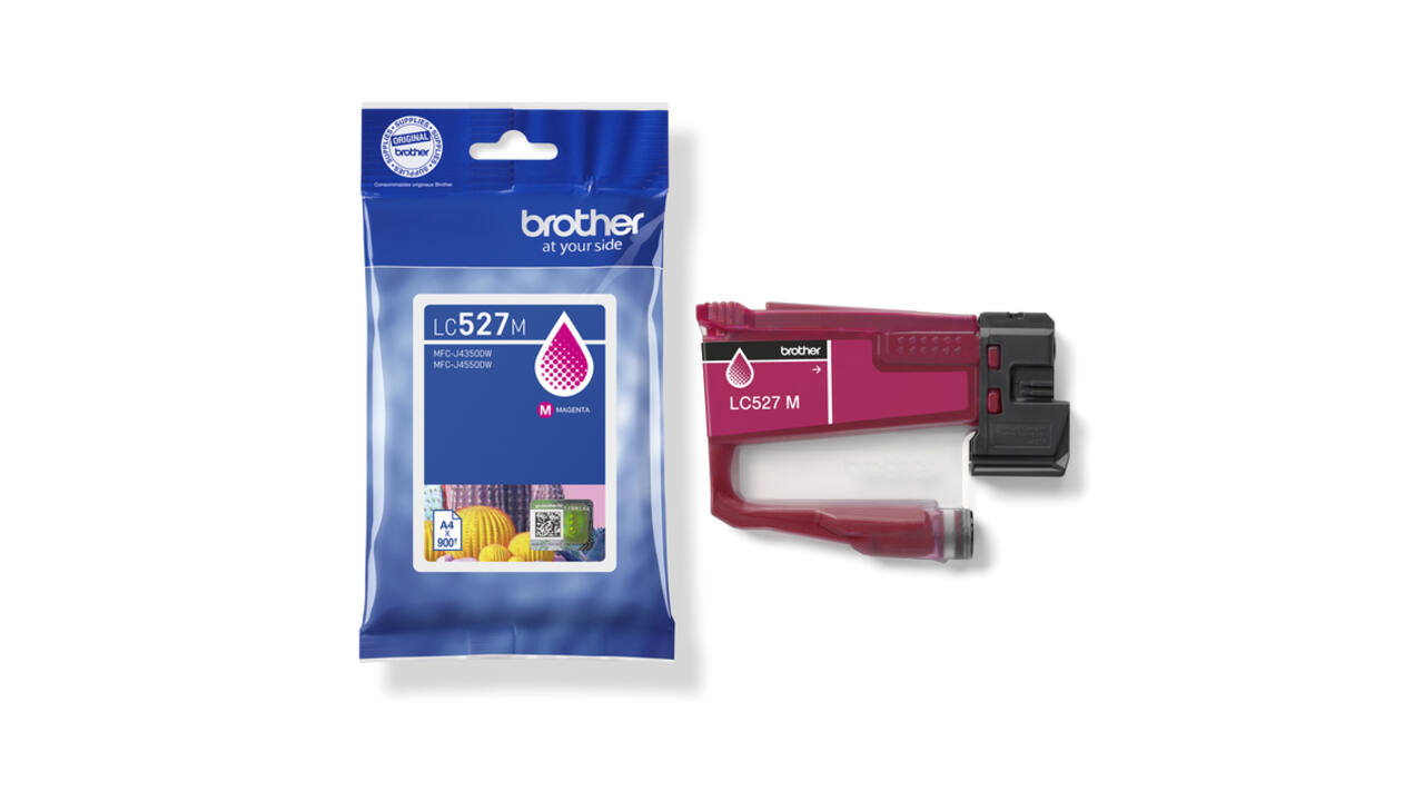 Inktcartridge Brother LC-527M rood