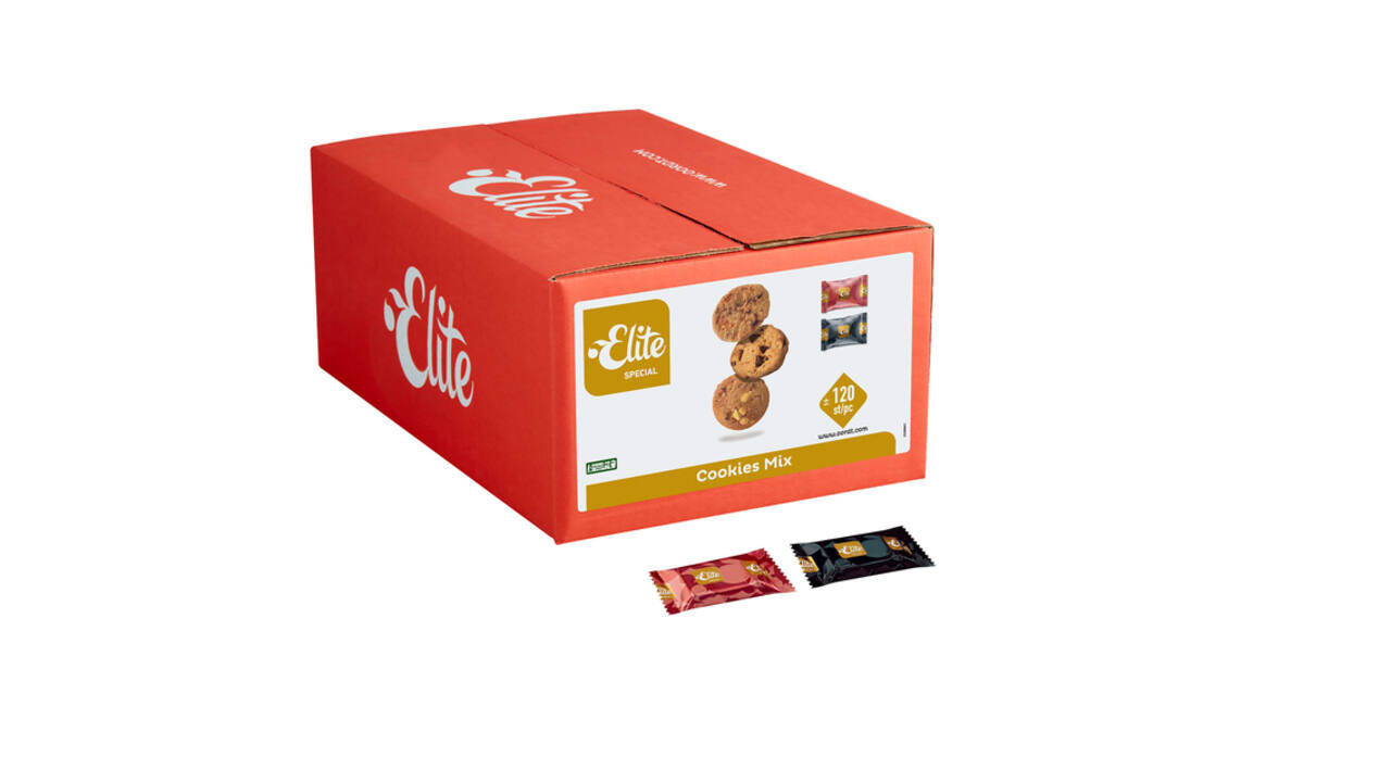 Koekjes Elite cookies mix 120 stuks