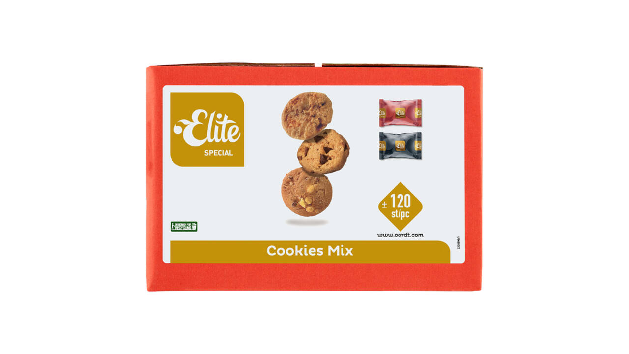 Koekjes Elite cookies mix 120 stuks