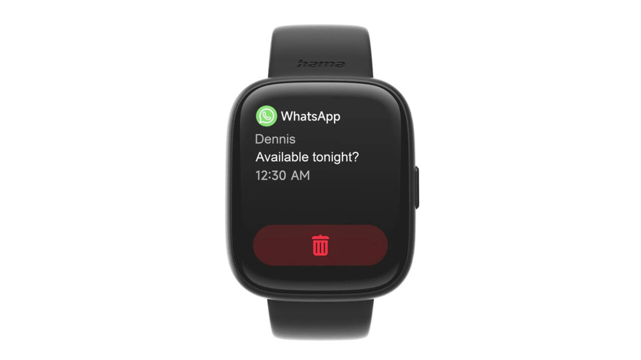 Smartwatch Hama 4000 zwart