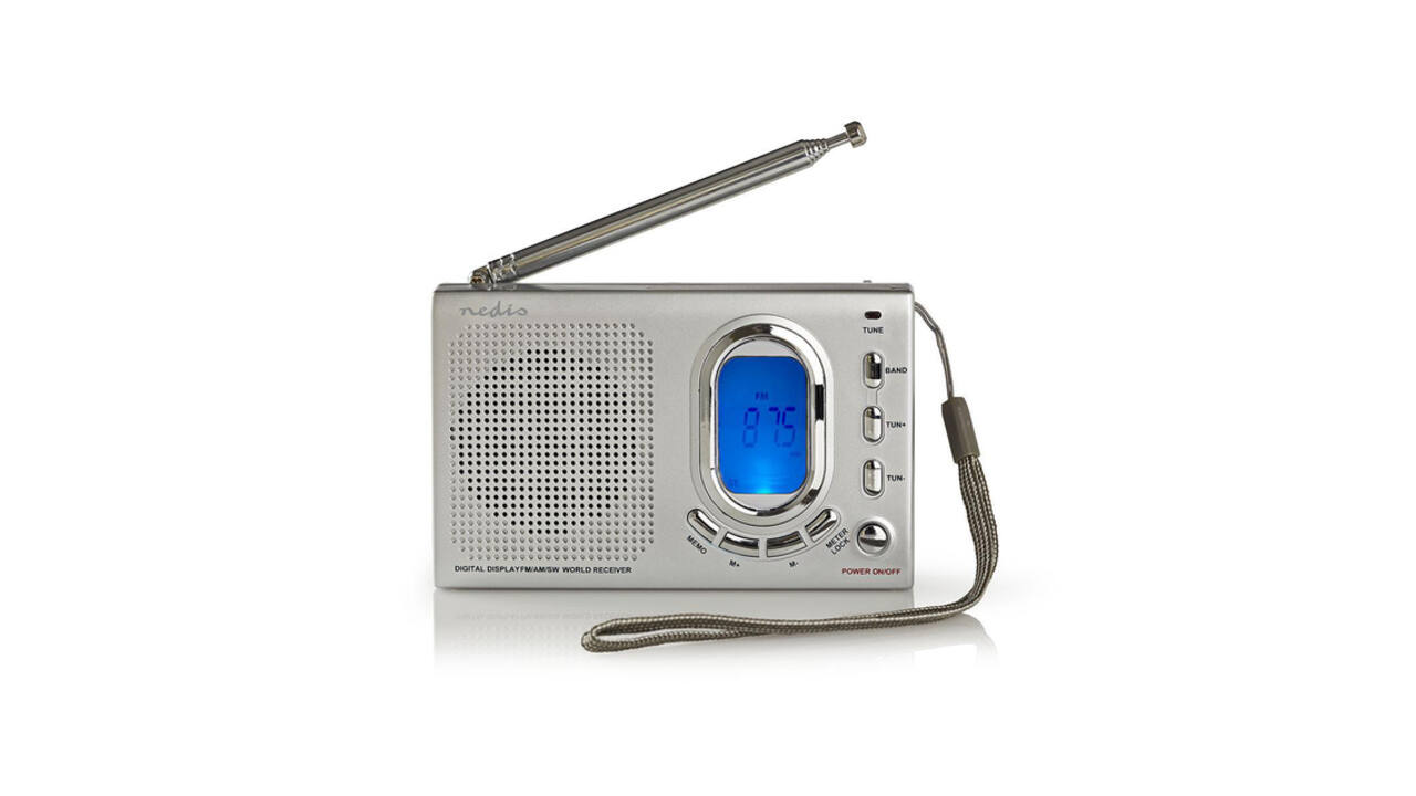 Wereldradio Nedis met wekker RDWR1000GY
