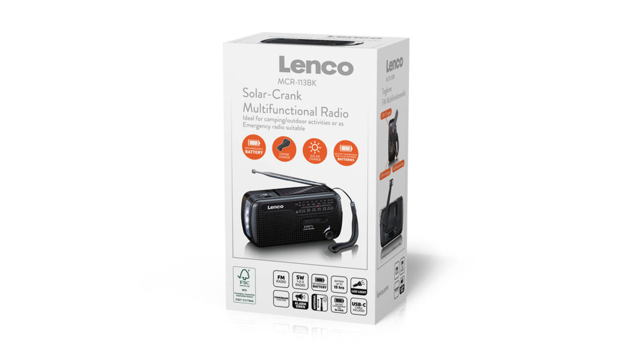 Noodradio Lenco MCR-113BK