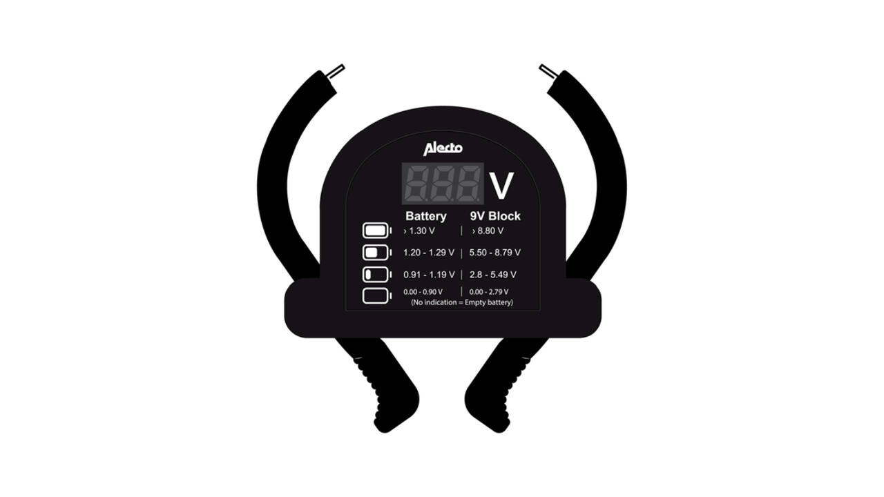 Batterijtester Alecto BTT2