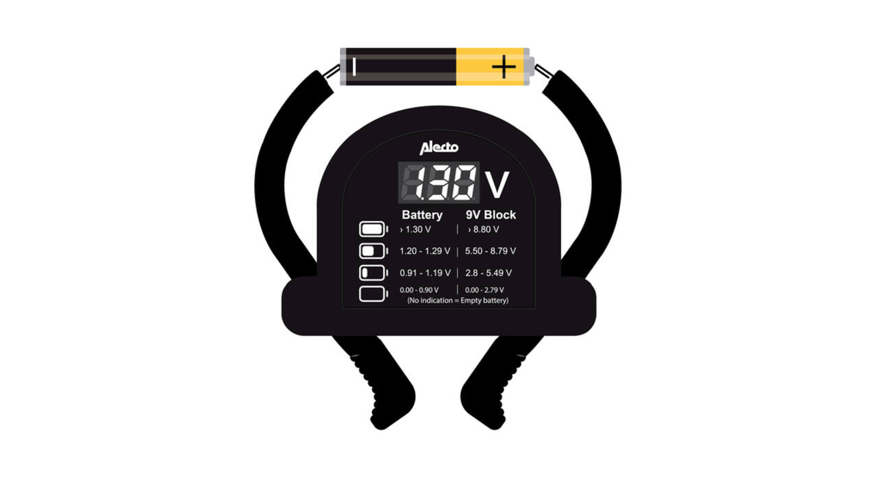 Batterijtester Alecto BTT2