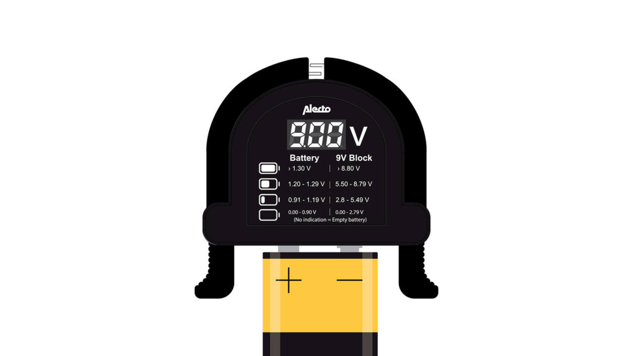 Batterijtester Alecto BTT2
