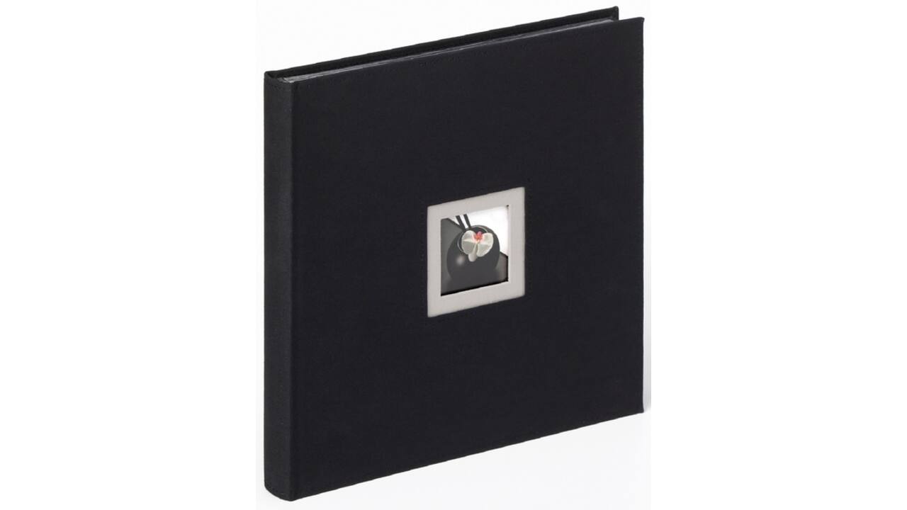Fotoalbum walther design Black & White 30x30cm 25vel zwart