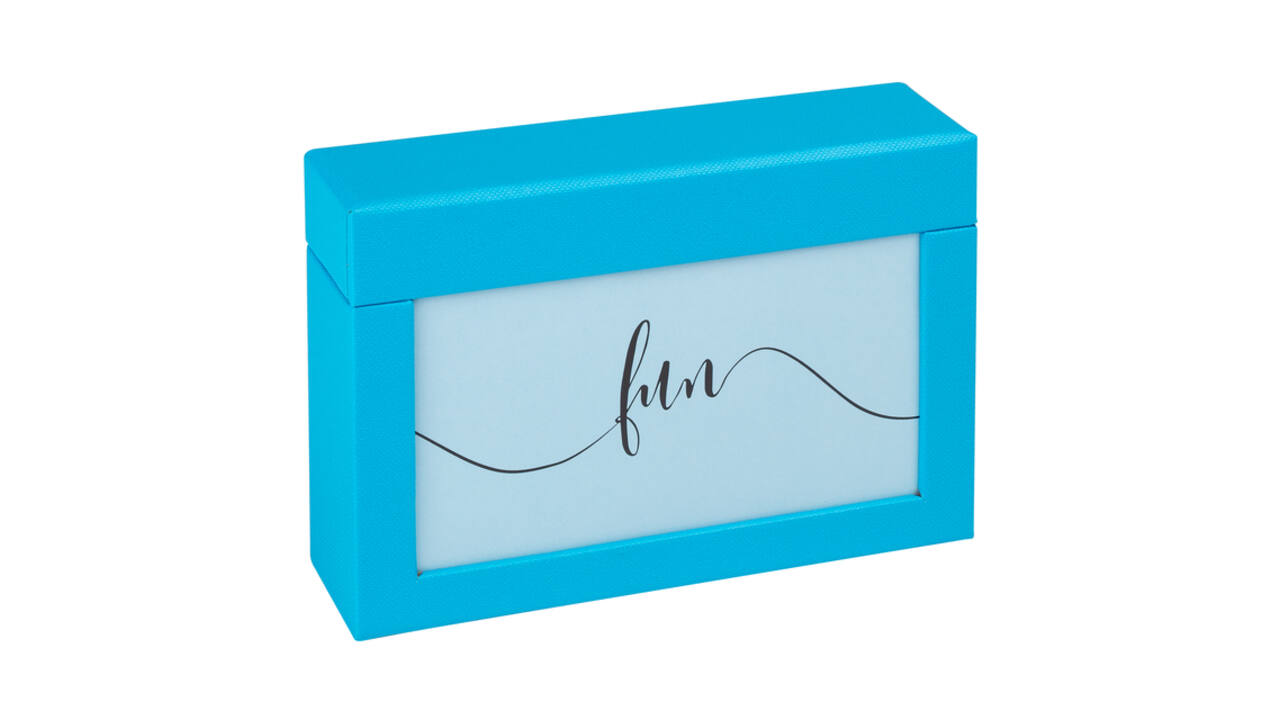 Fotobox walther design Fun 10x15cm 100 foto's oceaan blauw