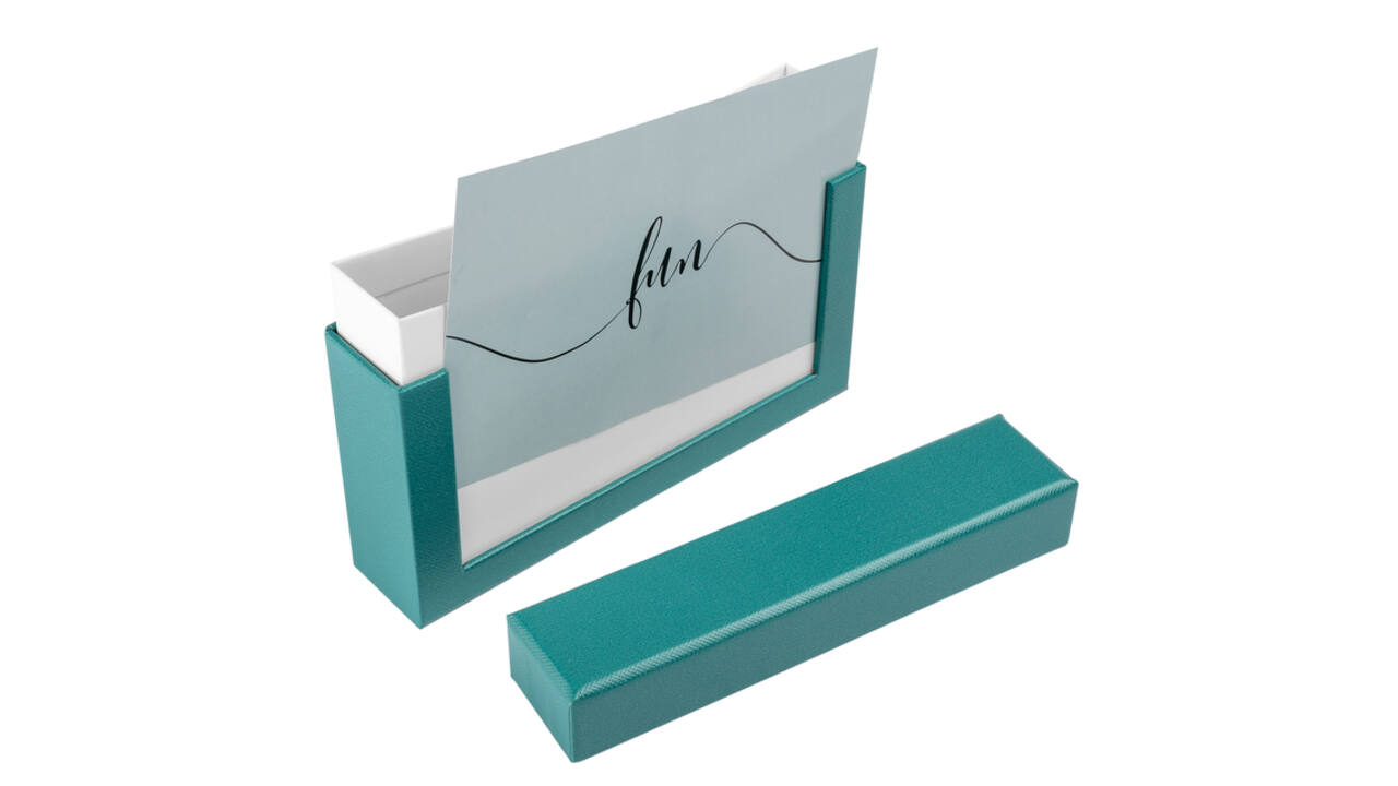 Fotobox walther design Fun 10x15cm 100 foto's petrol groen