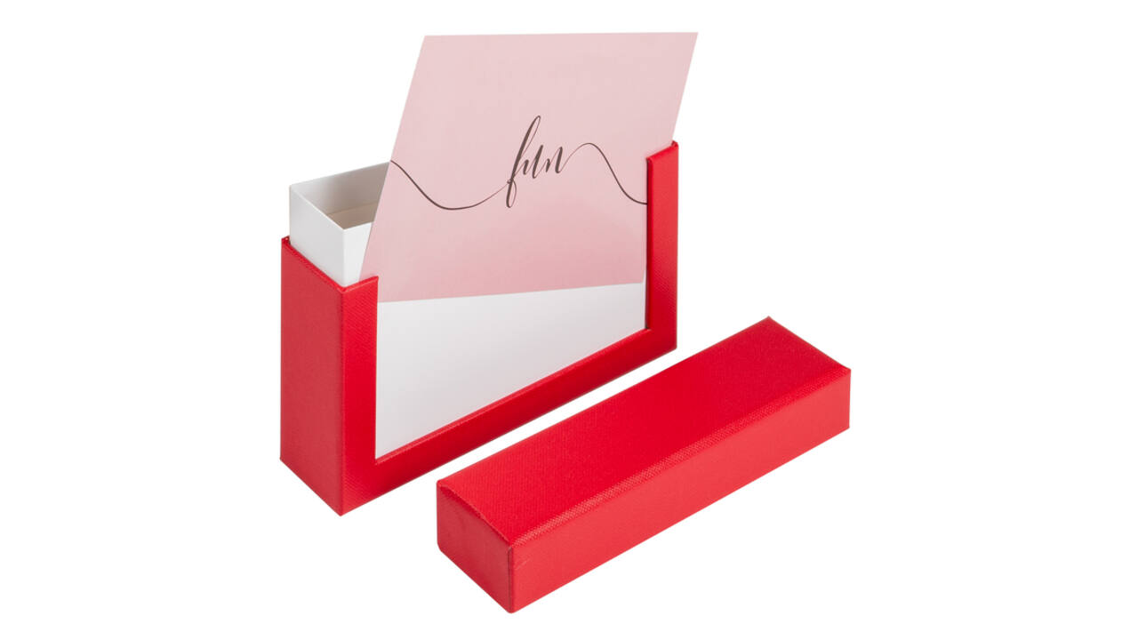 Fotobox walther design Fun 10x15cm 100 foto's rood