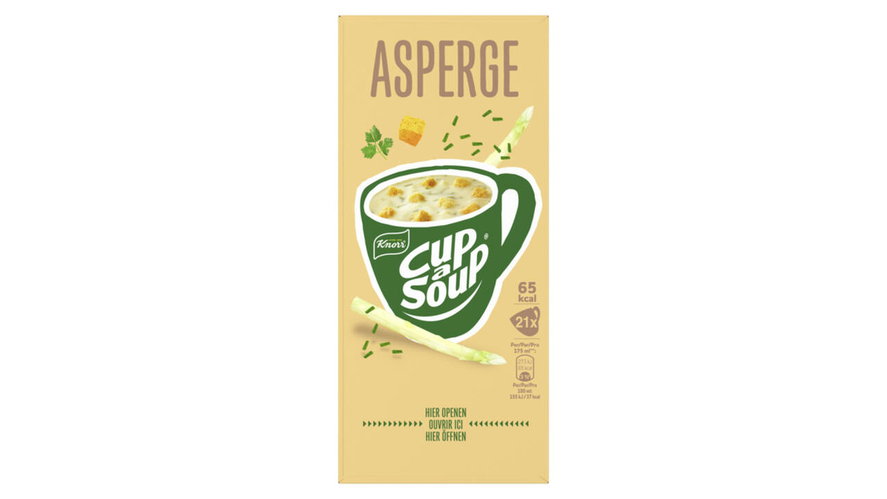 Cup-a-Soup Knorr asperge 21x175ml