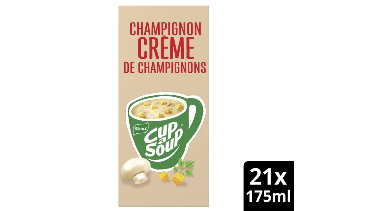 Cup-a-Soup Knorr champignon crème 21x175ml