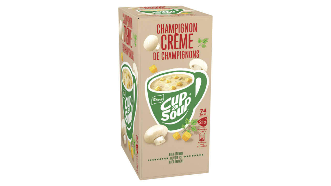 Cup-a-Soup Knorr champignon crème 21x175ml