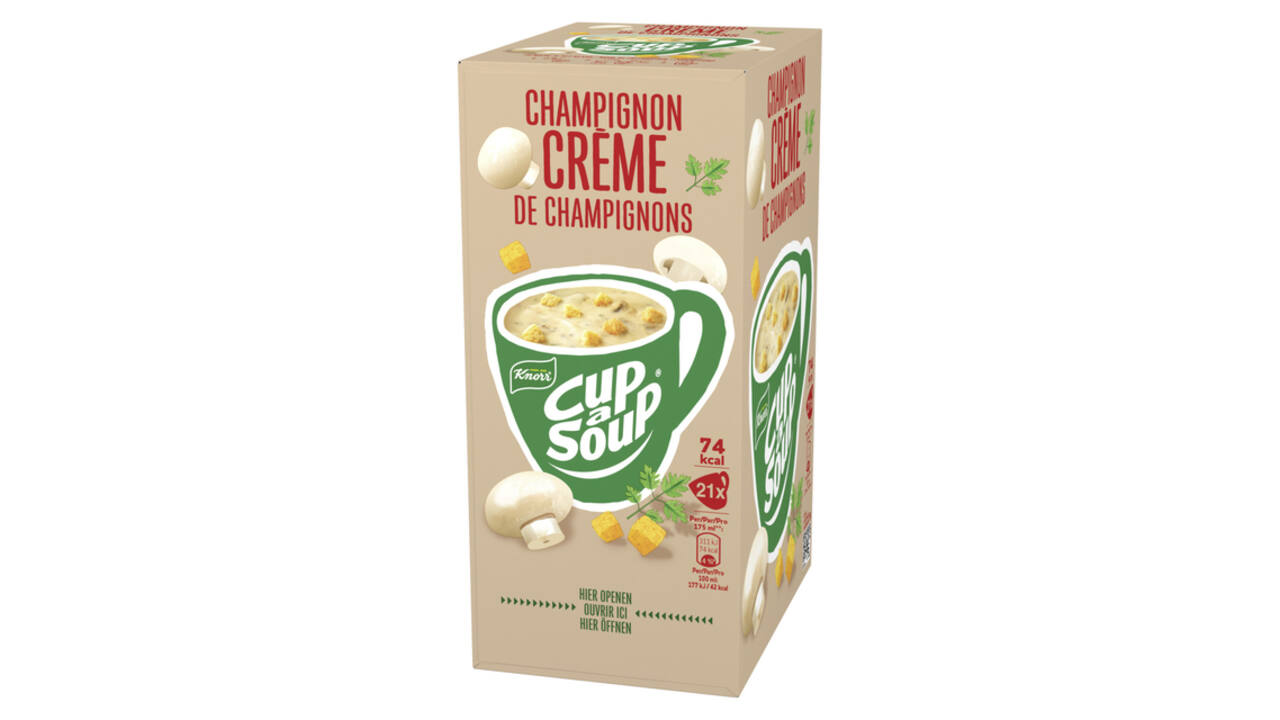 Cup-a-Soup Knorr champignon crème 21x175ml