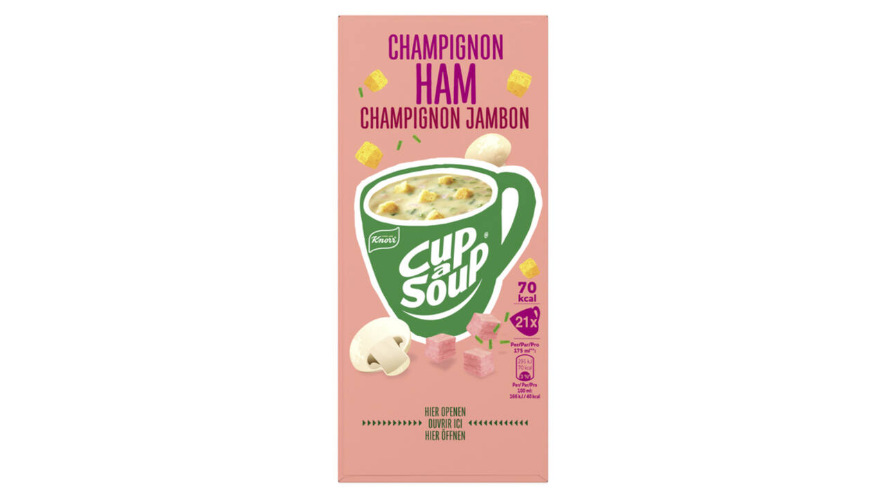 Cup-a-Soup Knorr champignon ham 21x175ml