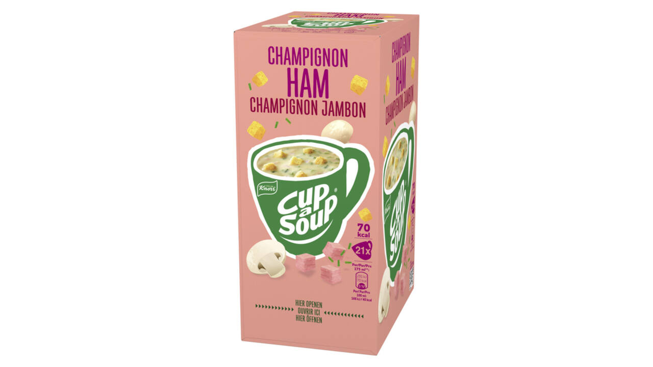 Cup-a-Soup Knorr champignon ham 21x175ml