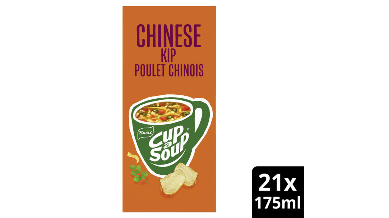 Cup-a-Soup Knorr Chinese kip 21x175ml