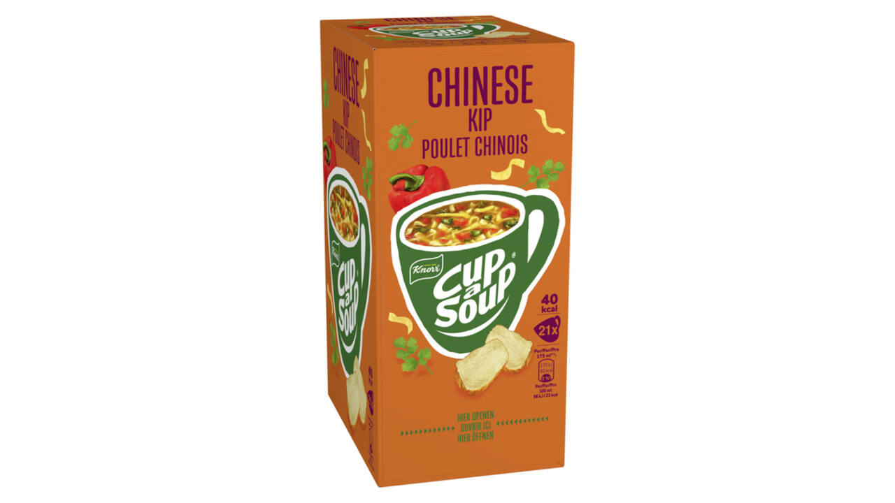 Cup-a-Soup Knorr Chinese kip 21x175ml