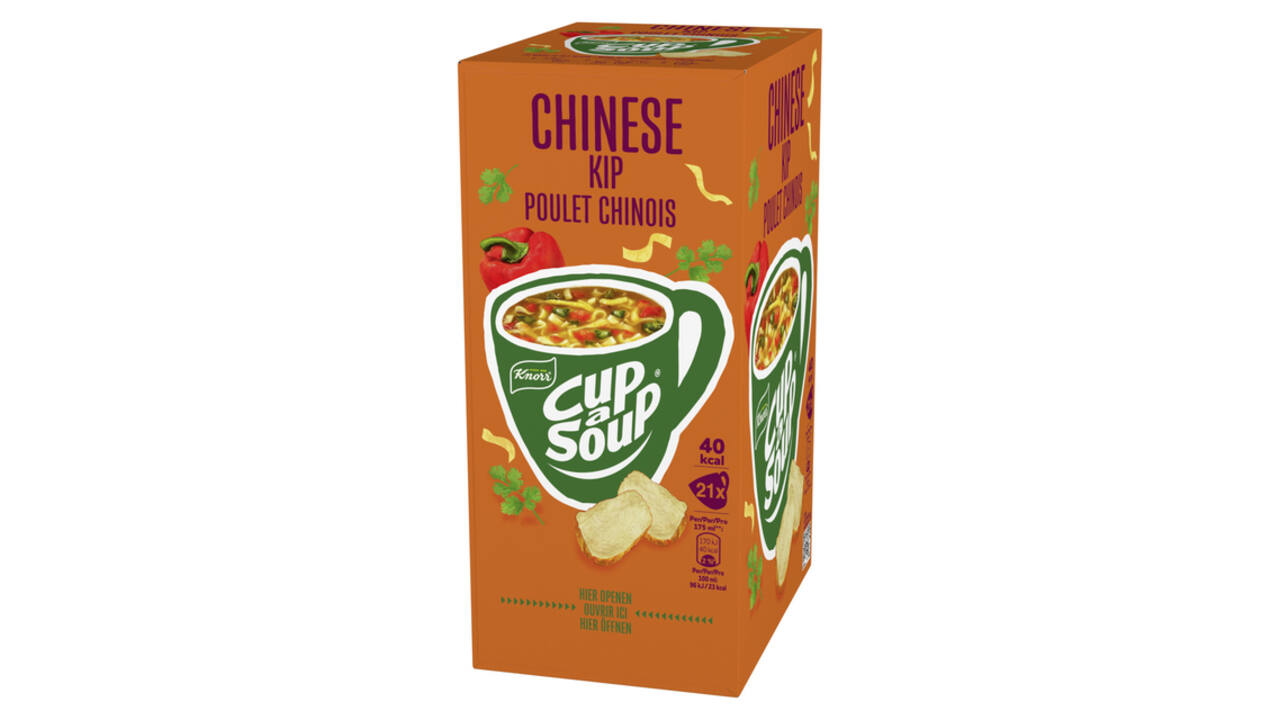 Cup-a-Soup Knorr Chinese kip 21x175ml