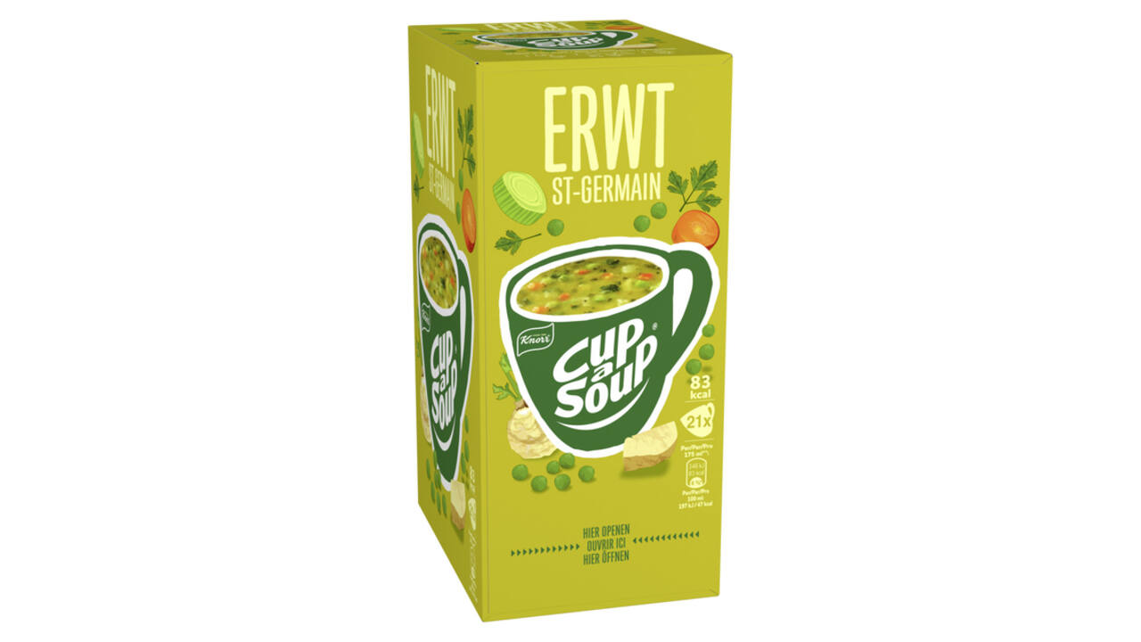 Cup-a-Soup Knorr erwtensoep 21x175ml