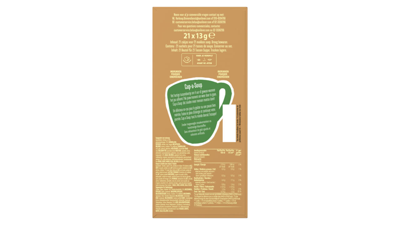 Cup-a-Soup Knorr Franse ui 21x175ml