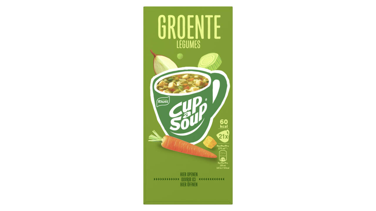 Cup-a-Soup Knorr groente 21x175ml