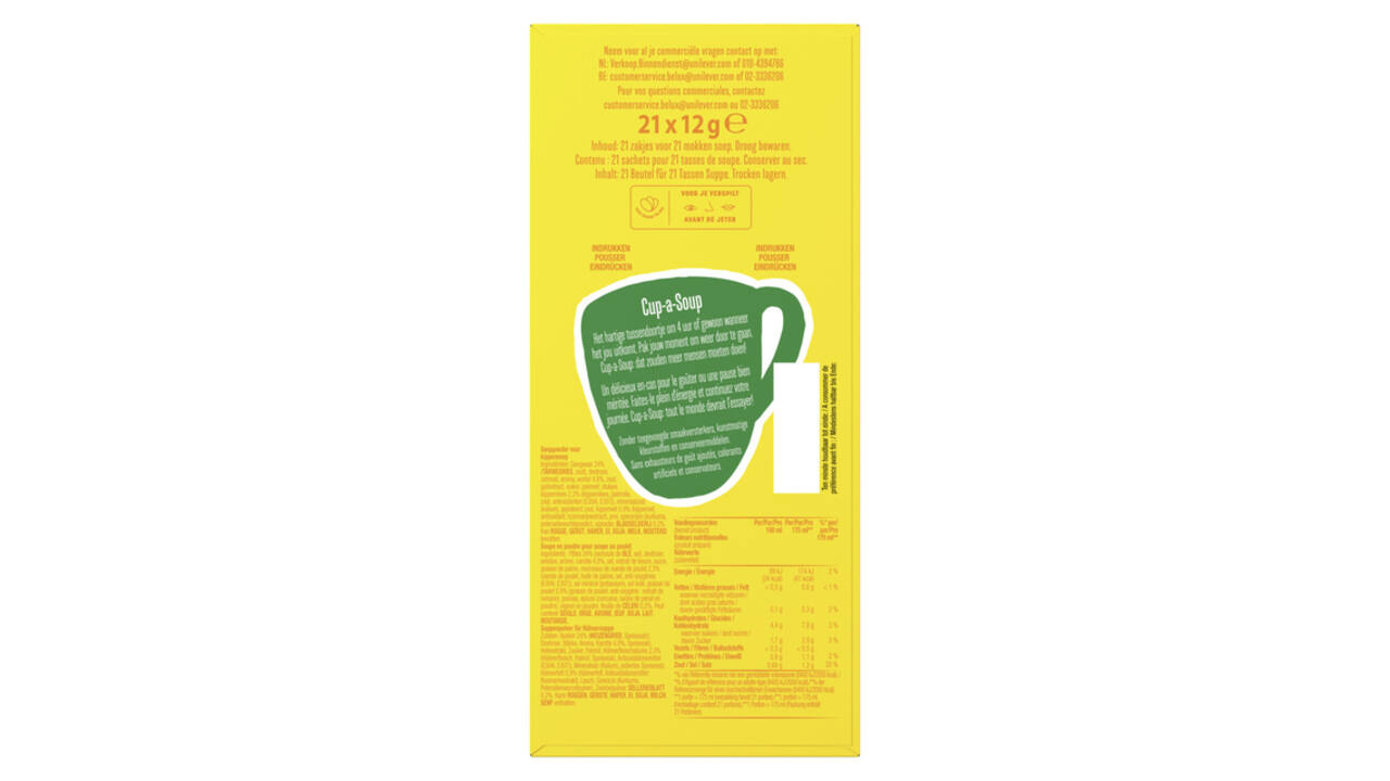Cup-a-Soup Knorr kip 21x175ml