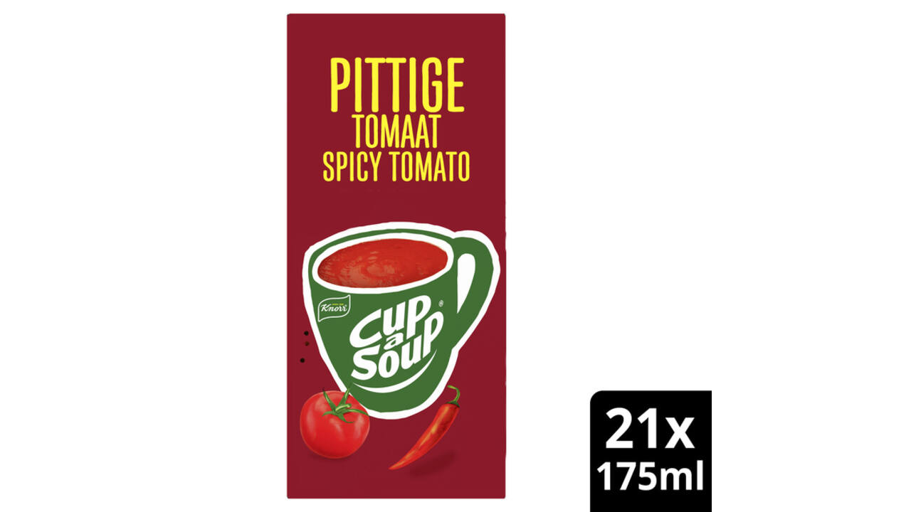 Cup-a-Soup Knorr pittige tomaat 21x175ml