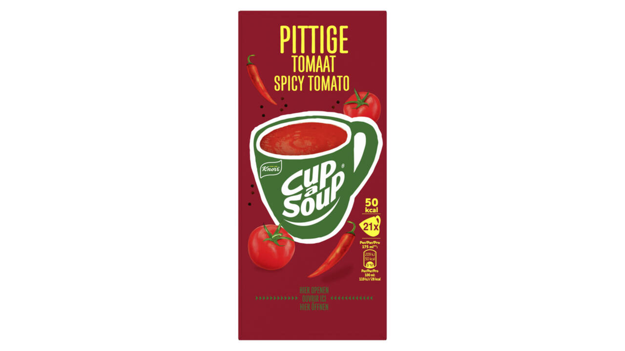 Cup-a-Soup Knorr pittige tomaat 21x175ml