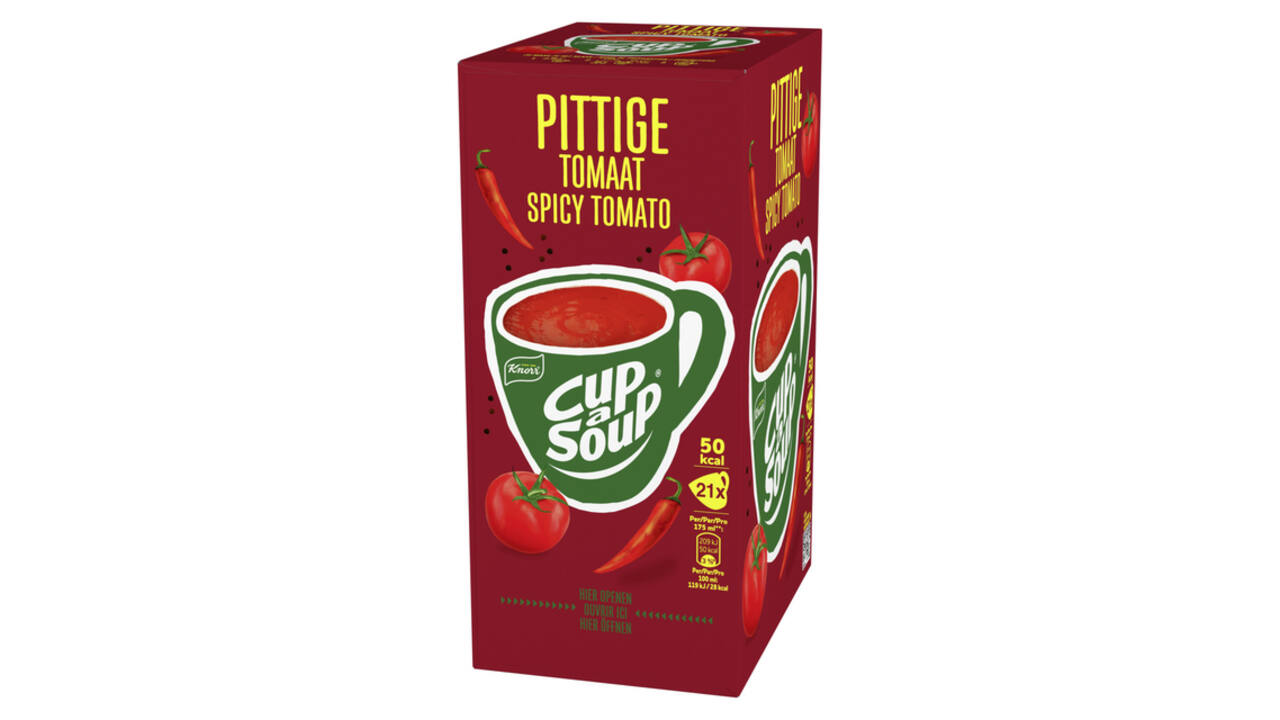 Cup-a-Soup Knorr pittige tomaat 21x175ml