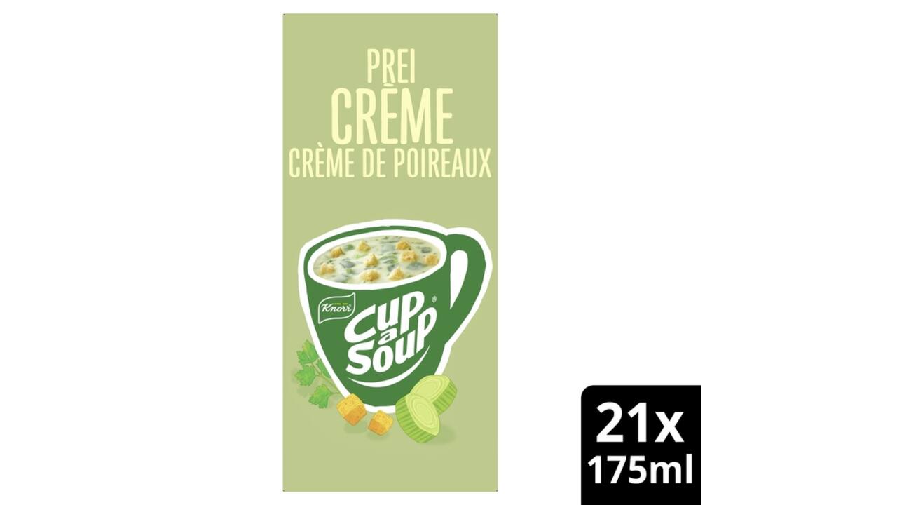 Cup-a-Soup Knorr prei-crème 21x175ml