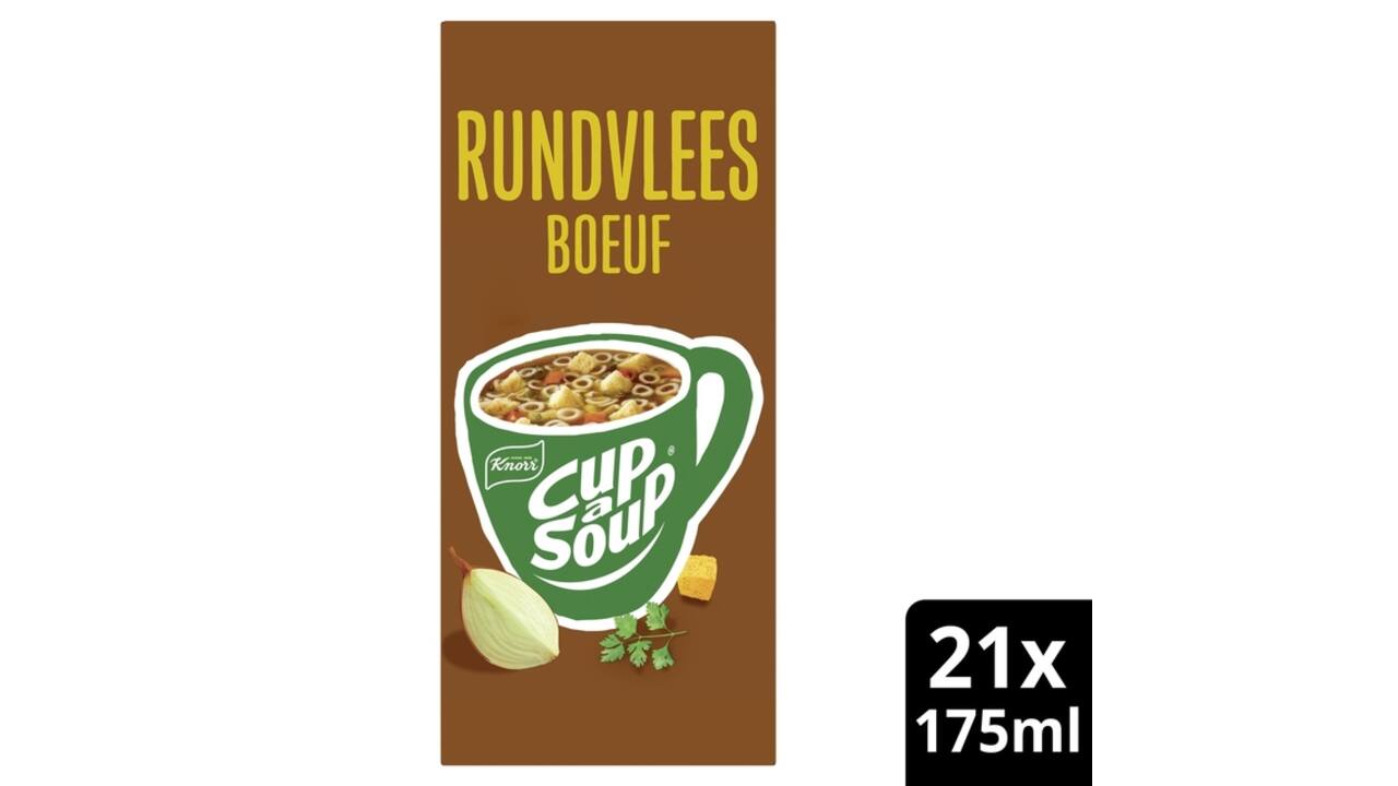 Cup-a-Soup Knorr rundvlees 21x175ml