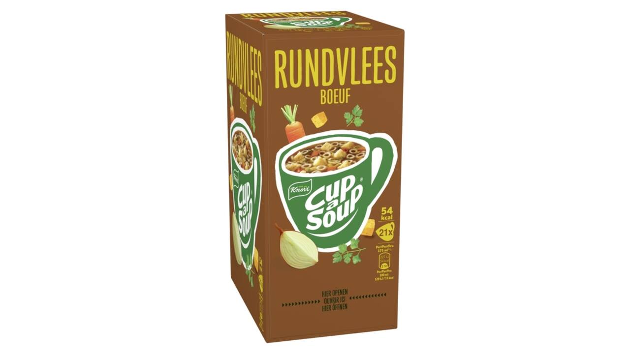 Cup-a-Soup Knorr rundvlees 21x175ml
