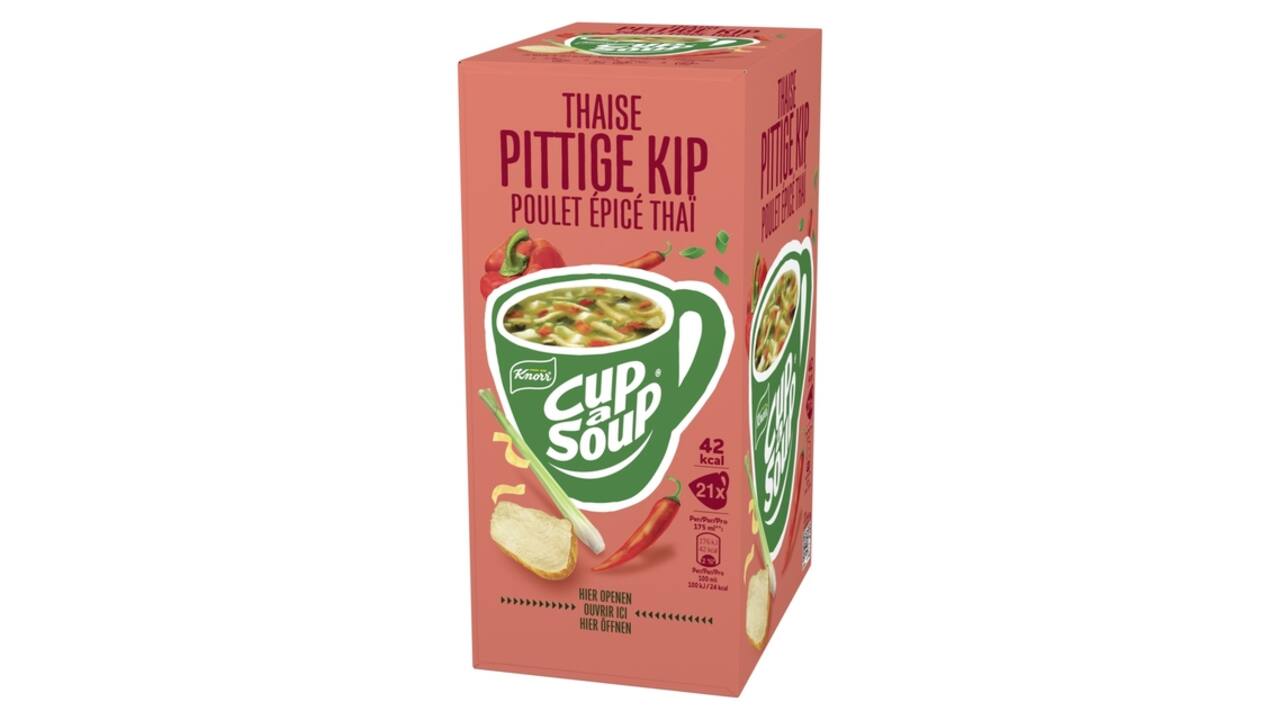 Cup-a-Soup Knorr Thaise pittige kip 21x175ml